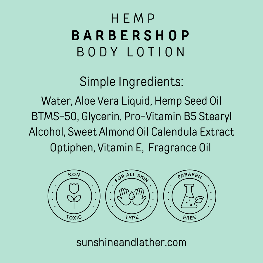 Barbershop Natural Body Lotion