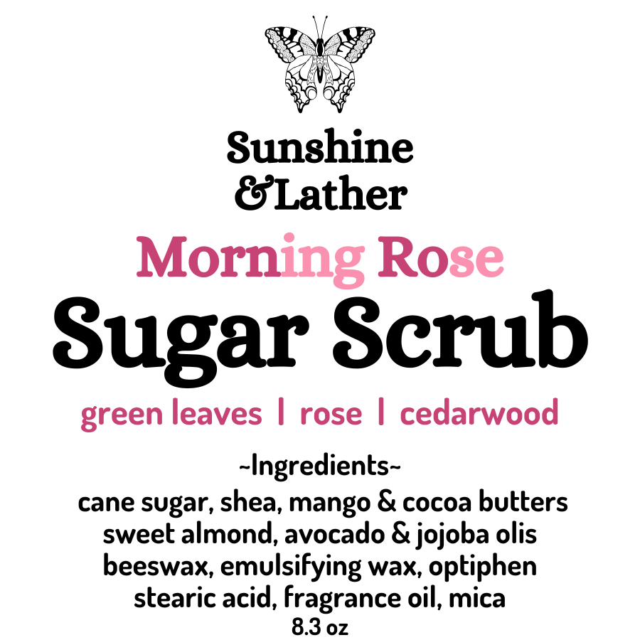 Morning Rose Sugar Scrub