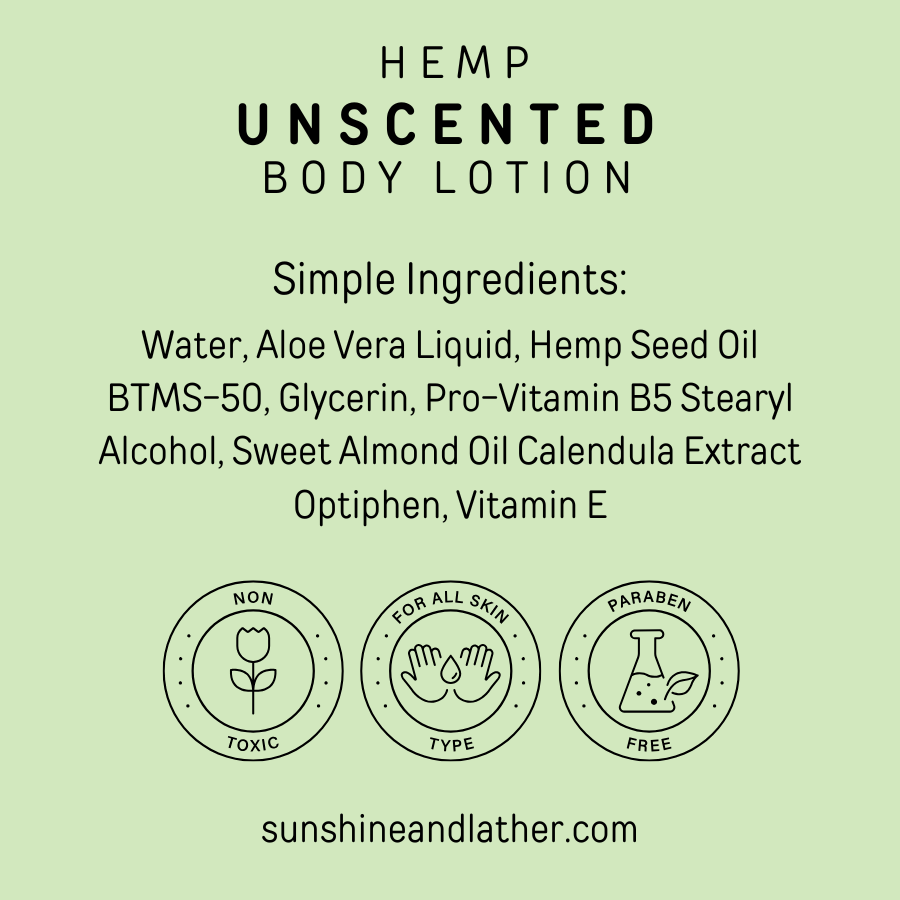 Hemp Body Lotion Unscented