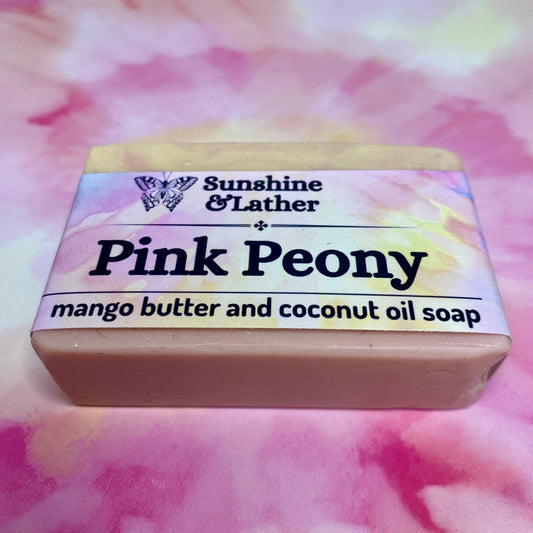 Pink Peony Bar Soap