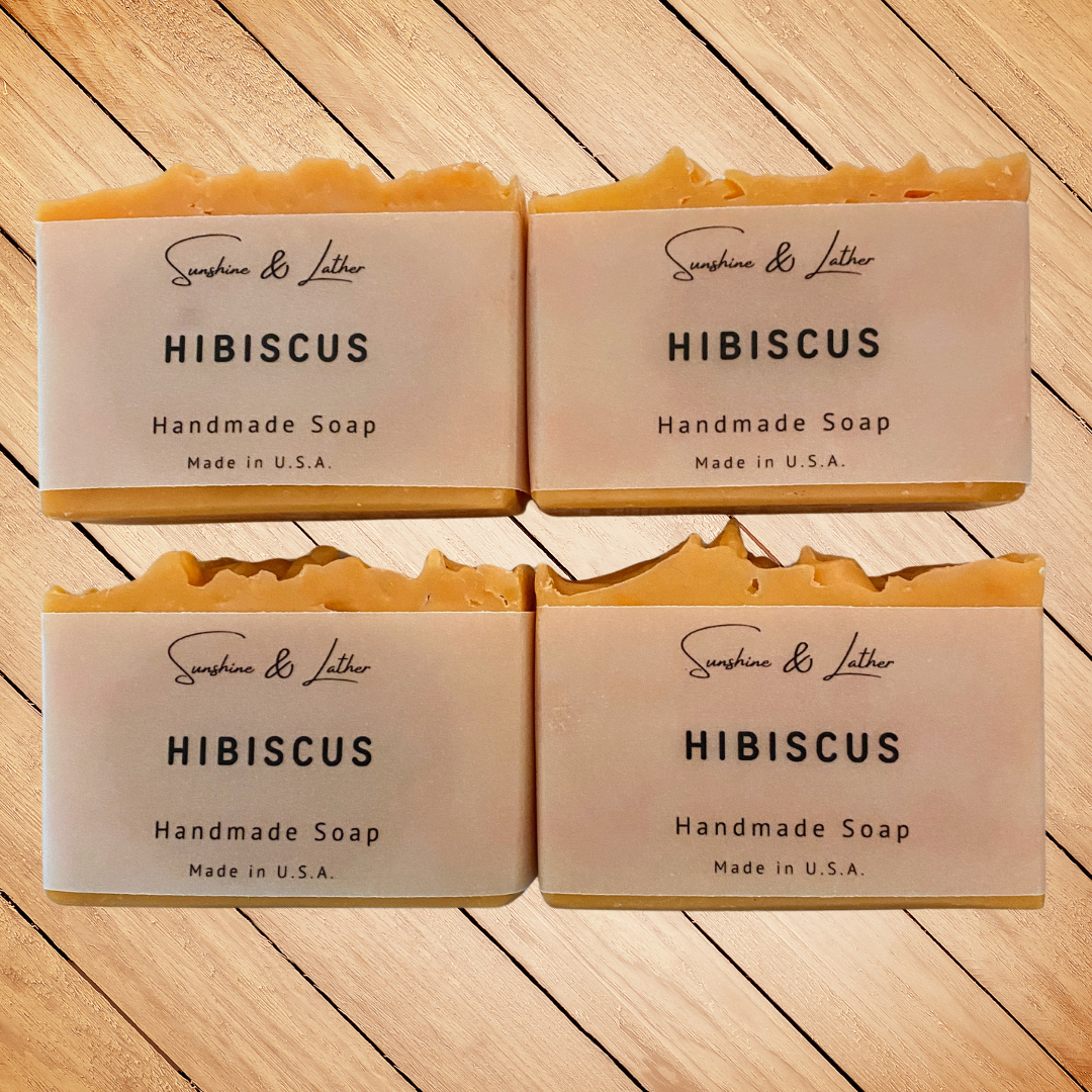 Hibiscus Body Soap