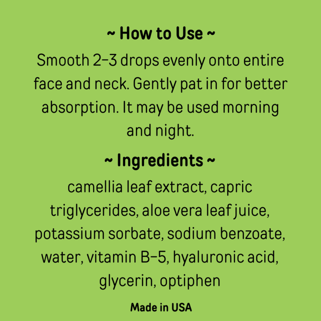 Plump + Hydrate Green Tea Hyaluronic Serum