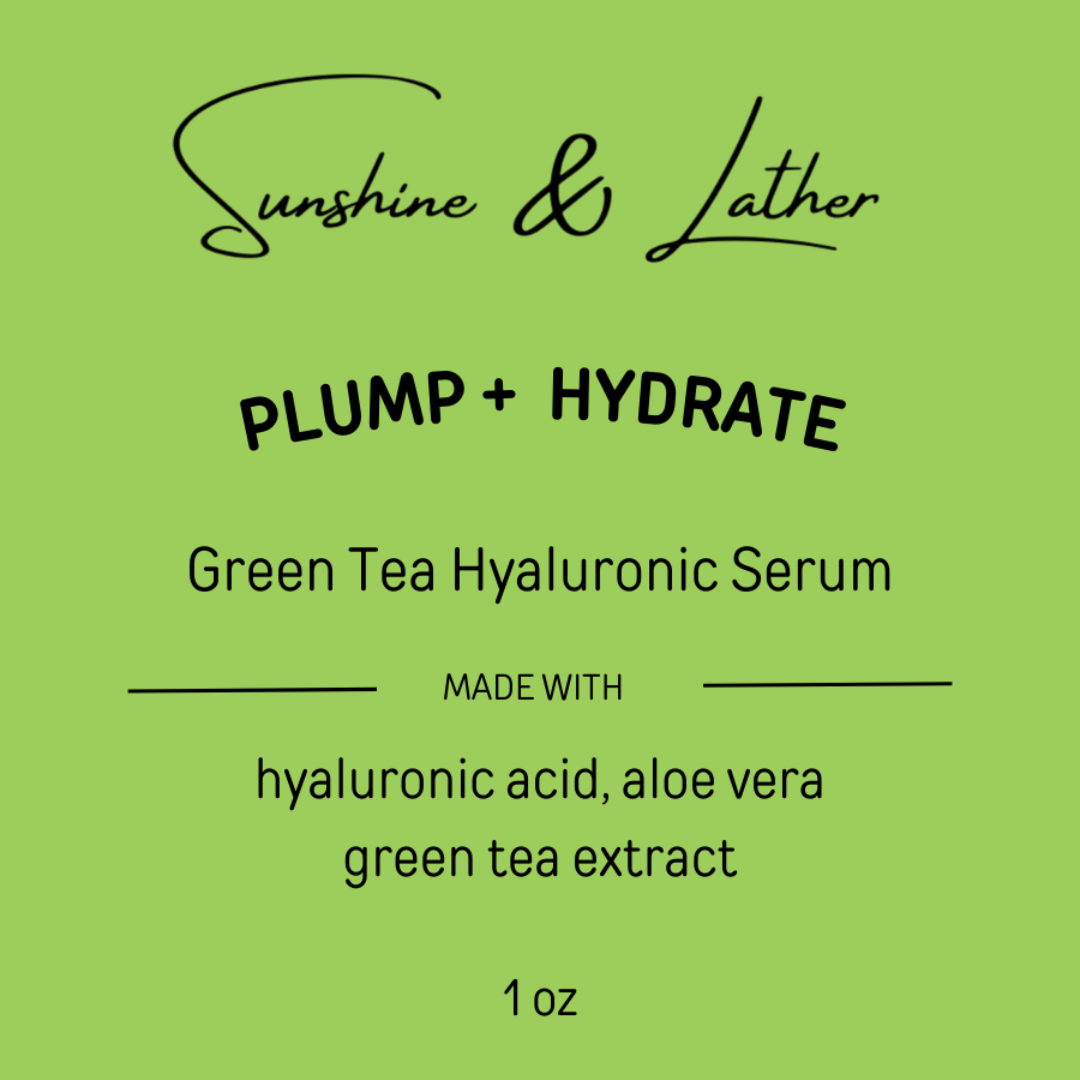 Plump + Hydrate Green Tea Hyaluronic Serum