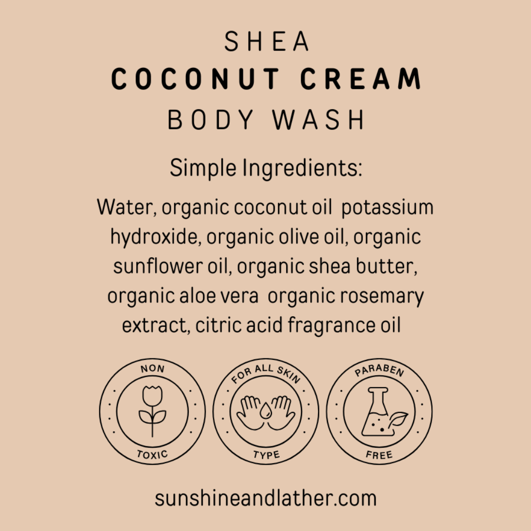 Coconut Cream Natural Body Wash