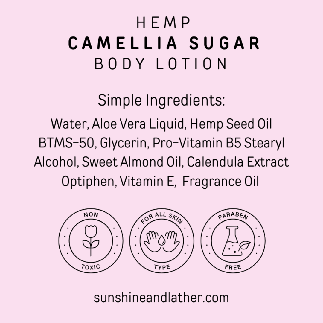 Camellia Sugar Natural Body Lotion