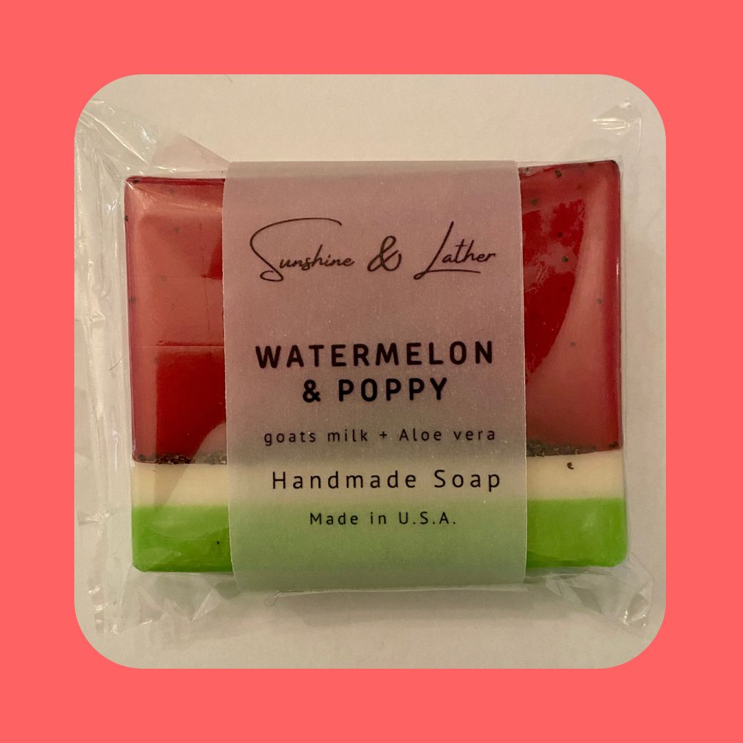 Watermelon & Poppy Soap