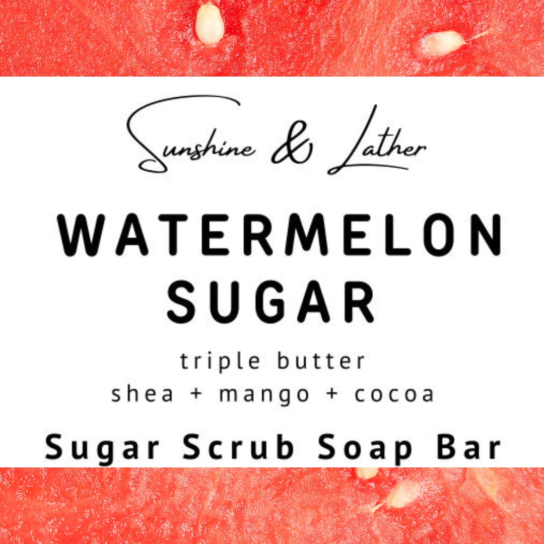 Watermelon Sugar Scrub Soap Bar