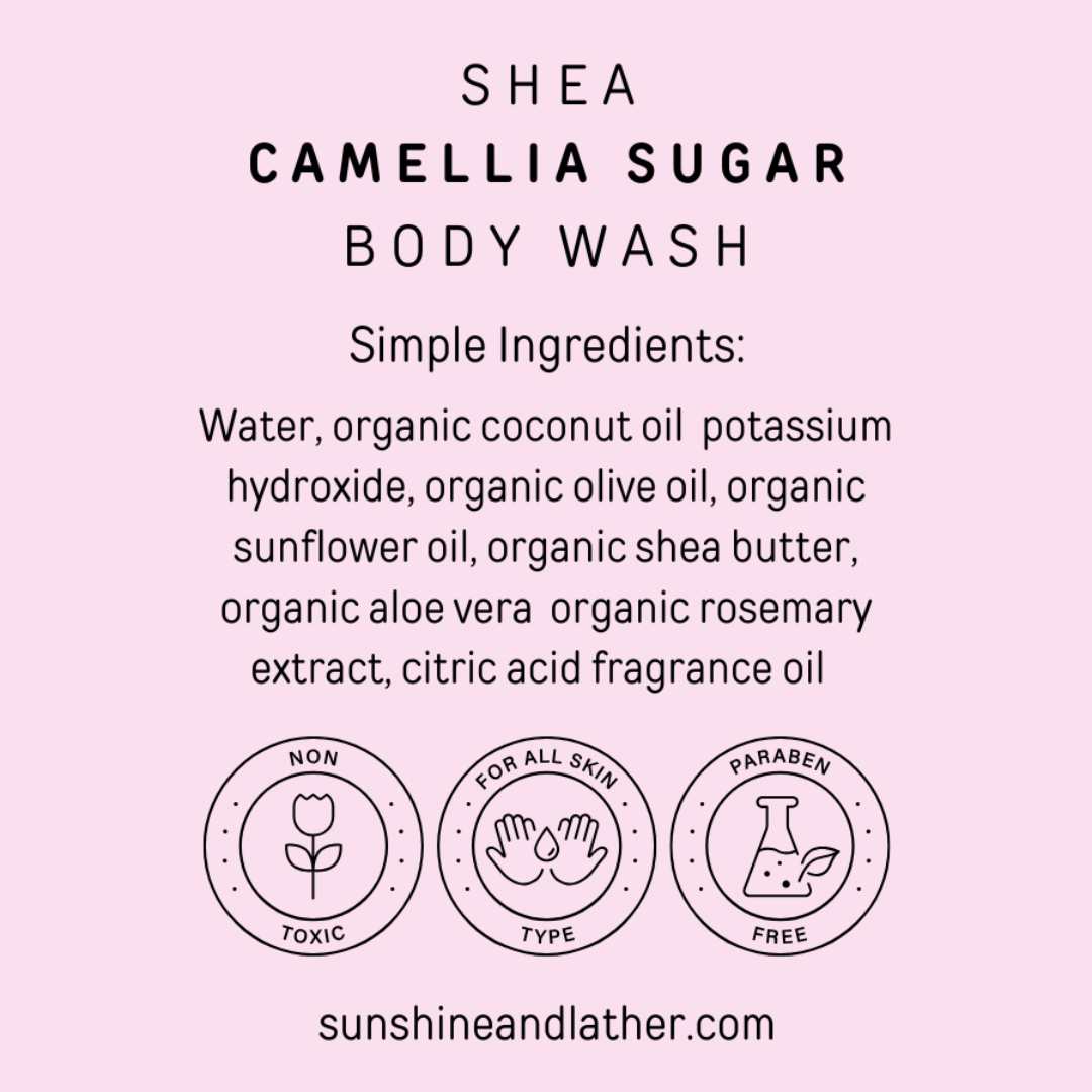 Camellia Sugar Natural Body Wash