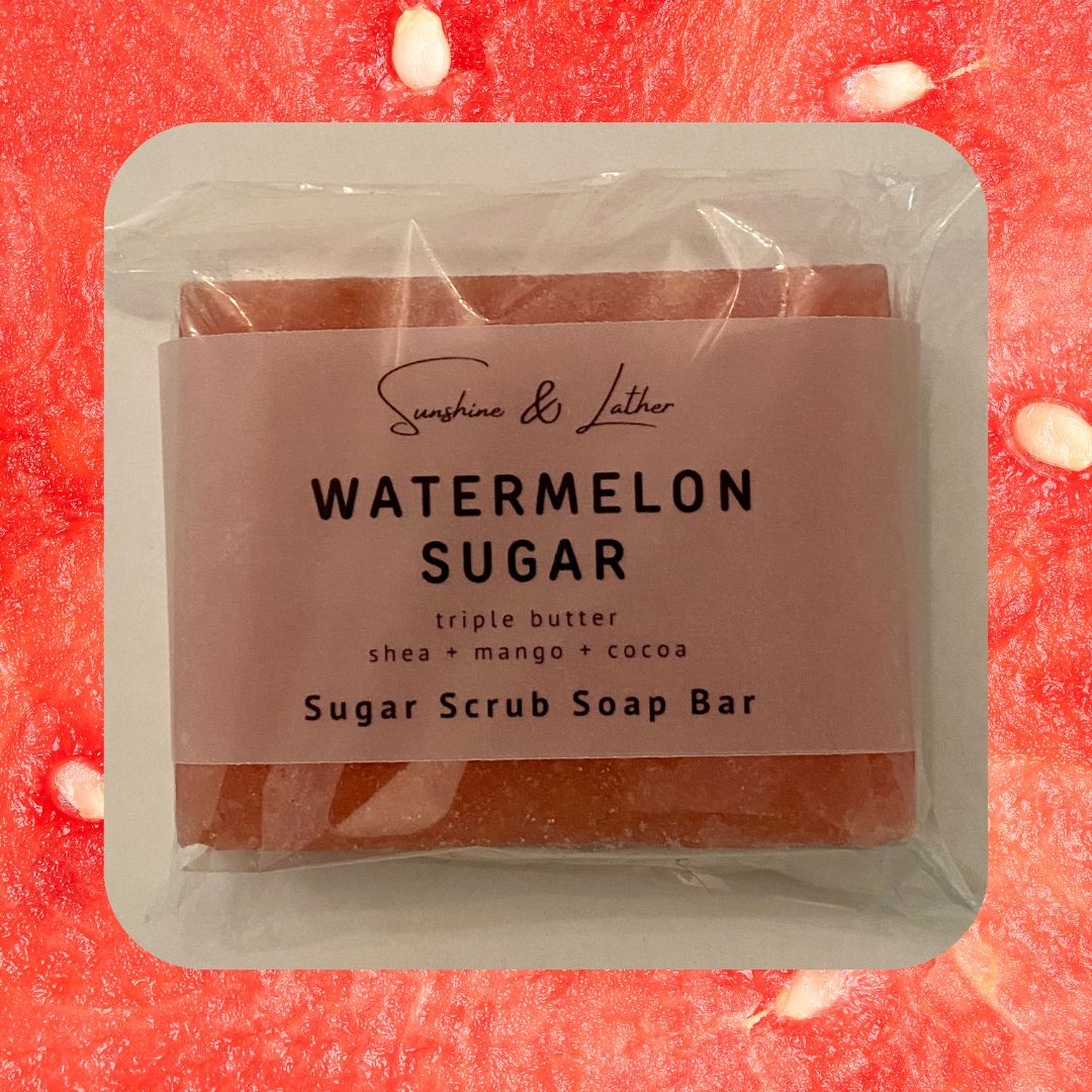 Watermelon Sugar Scrub Soap Bar