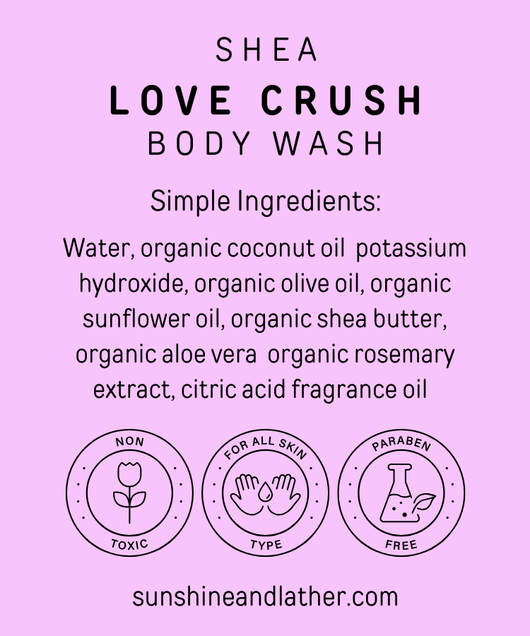 Love Crush Natural Body Wash