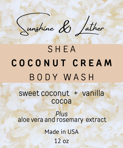 Coconut Cream Natural Body Wash