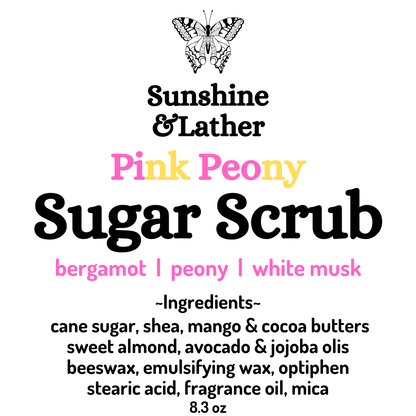 Pink Peony Sugar Scrub