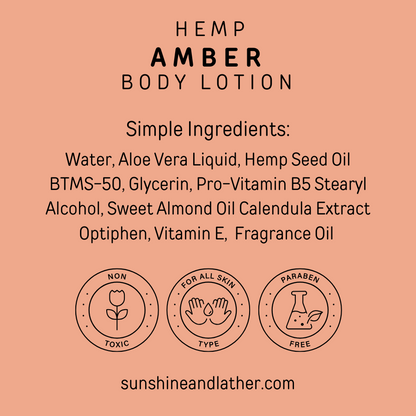 Amber Natural Body Lotion