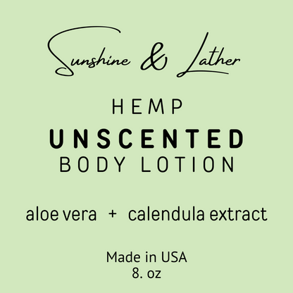 Hemp Body Lotion Unscented