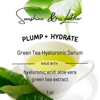 Plump + Hydrate Green Tea Hyaluronic Serum