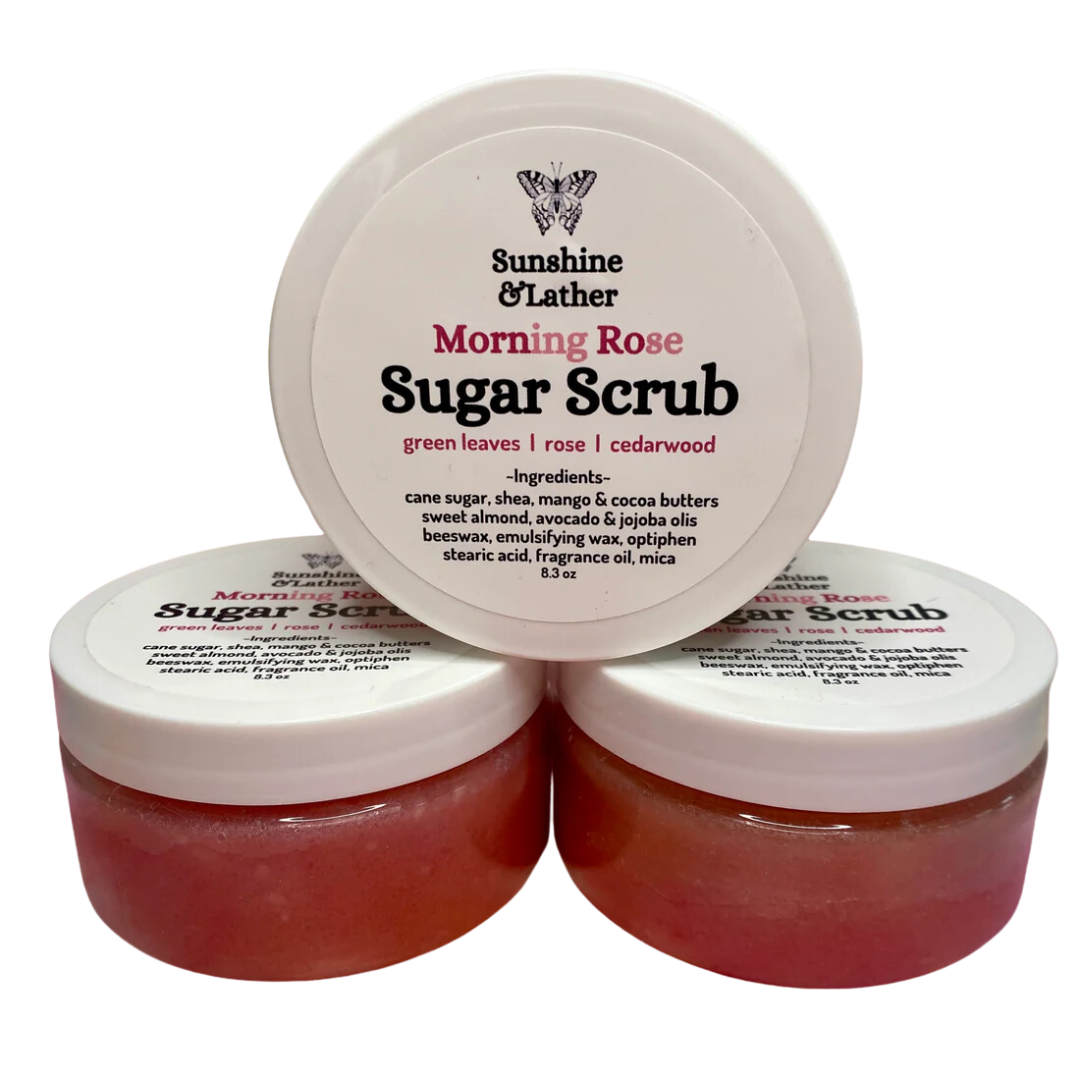 Morning Rose Sugar Scrub