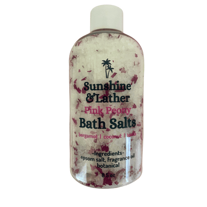 Pink Peony Bath Salts