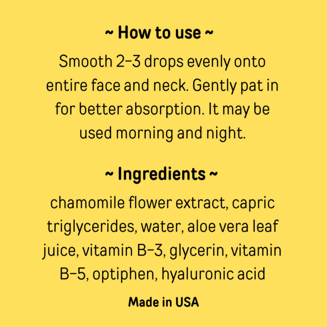 Glow + Calming Chamomile Niacinamide Serum