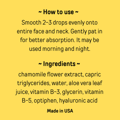 Glow + Calming Chamomile Niacinamide Serum