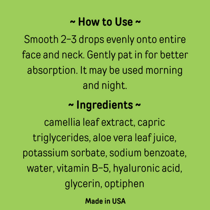Plump + Hydrate Green Tea Hyaluronic Serum