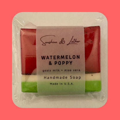 Watermelon & Poppy Soap