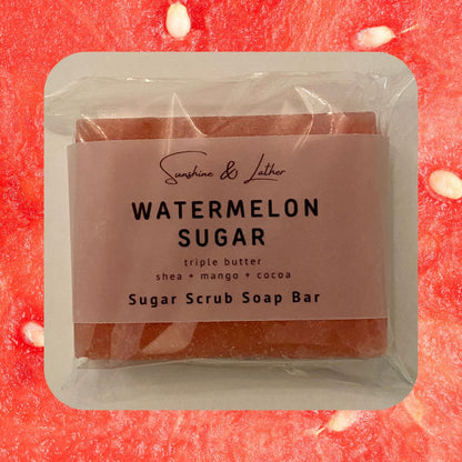 Watermelon Sugar Scrub Soap Bar