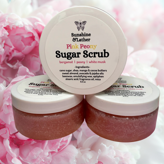 Pink Peony Sugar Scrub